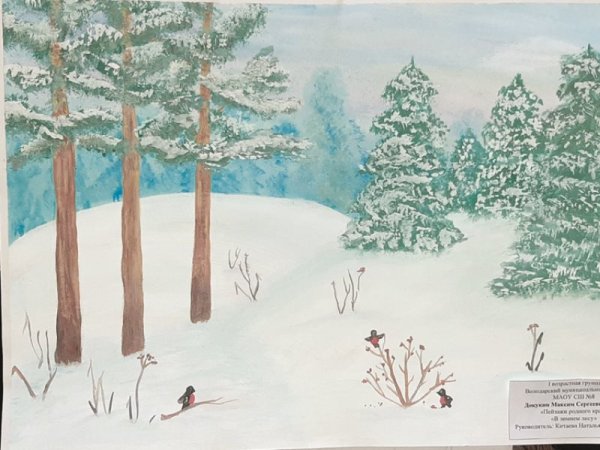 Зимний пейзаж родного края