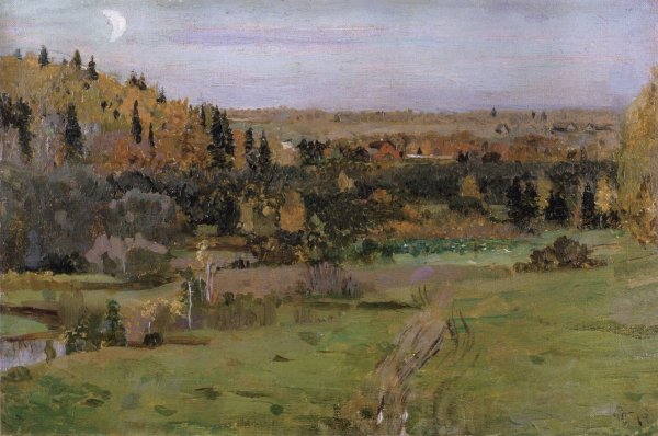 Михаил Нестеров Абрамцево пейзаж