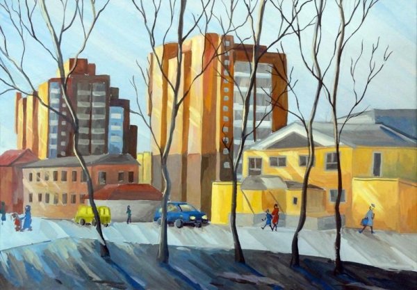 Станковая композиция осень