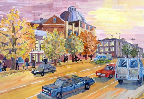 Станковая живопись осень