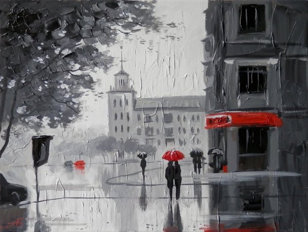 Композиция на тему городской пейзаж