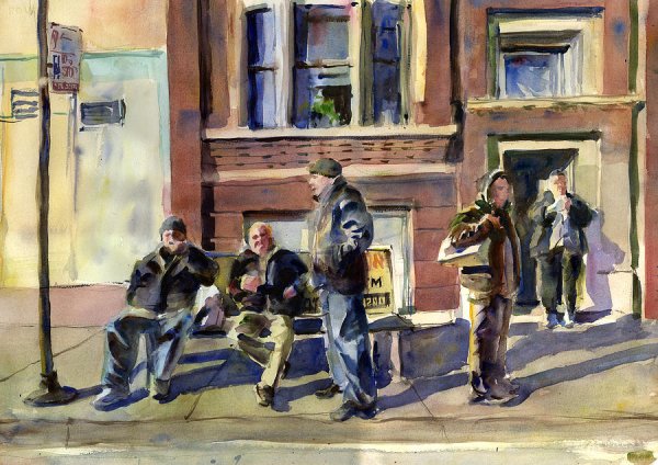 Композиция городской пейзаж