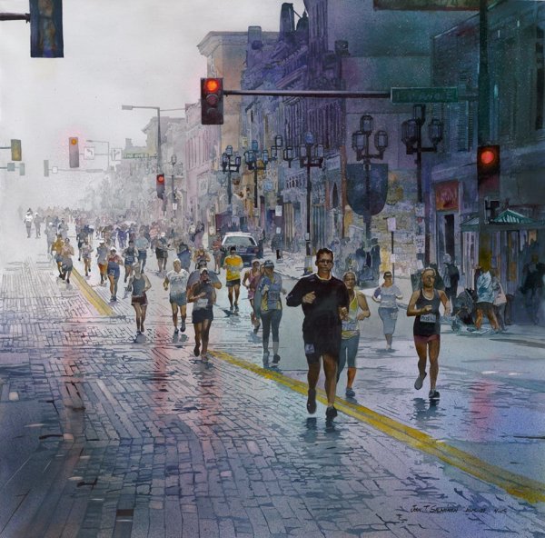 Американский художник Джон Салминен