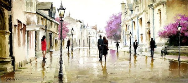 Валерий Бусыгин. "Дождливый день."