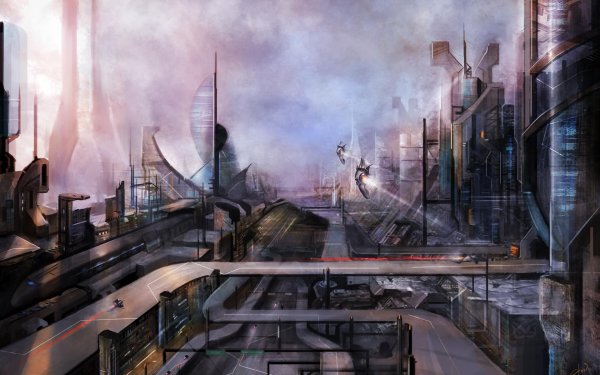 Футуристический пейзаж