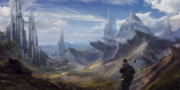 Футуристический пейзаж