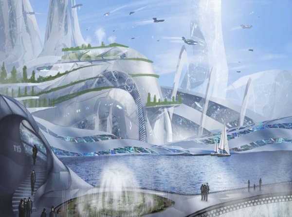 Футуристический город