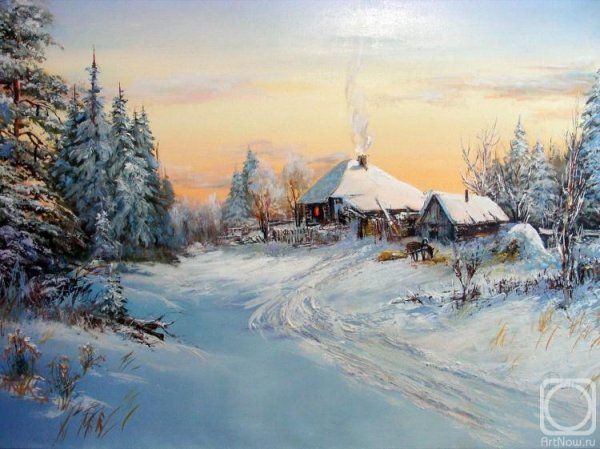 Зимнее художник Анка Булгару