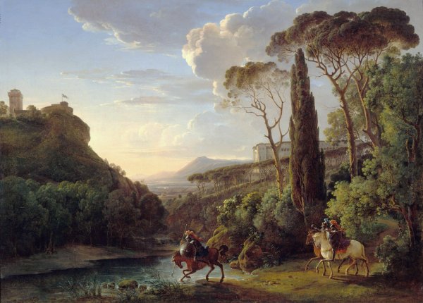 Итальянский пейзаж Пьер Атаназ Шовен в Эрмитаже