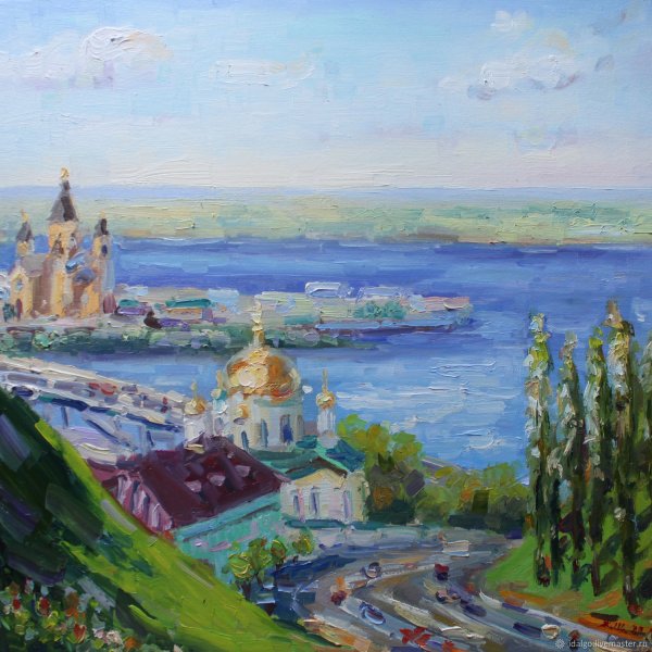 Кремль маслом Нижний Новгород