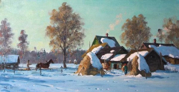 Сергей Хананин зимние пейзажи