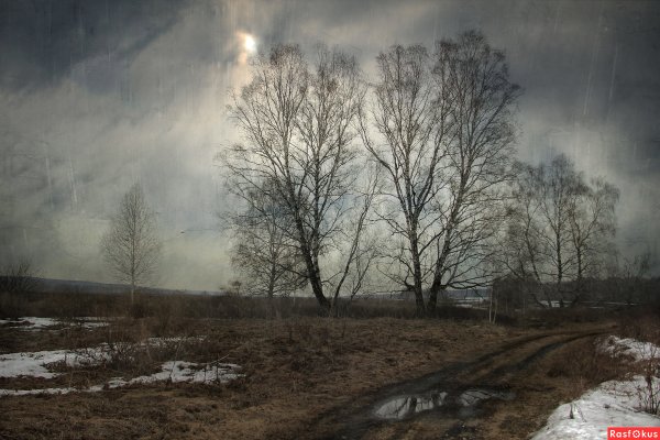 Унылый осенний пейзаж