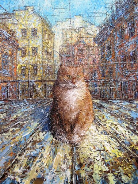 Рыжий Питерский кот Кустанович