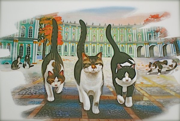 Кошки блокадного Ленинграда в Эрмитаже