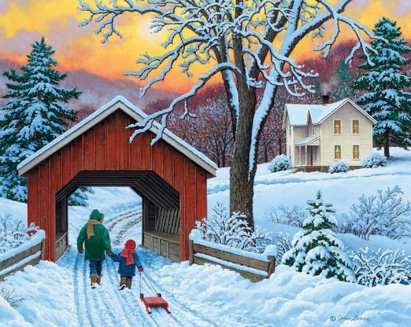 Джон Слоун зима