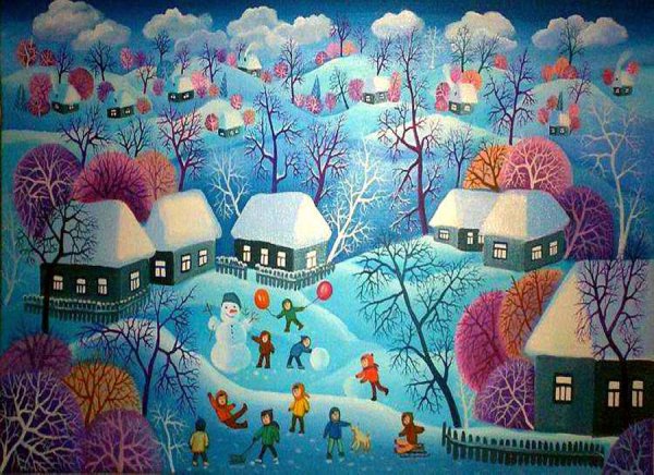 Зимний дом для детей