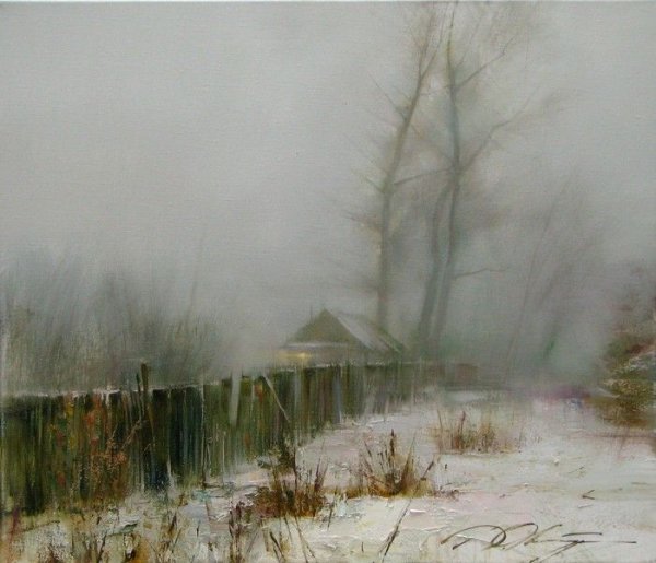 Живопись туманом Денис октябрь