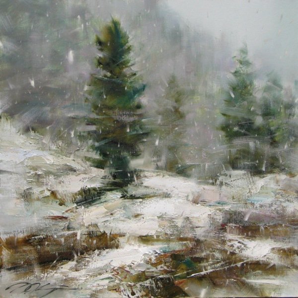 Живопись туманом Денис октябрь