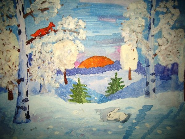 Композиция на тему зима
