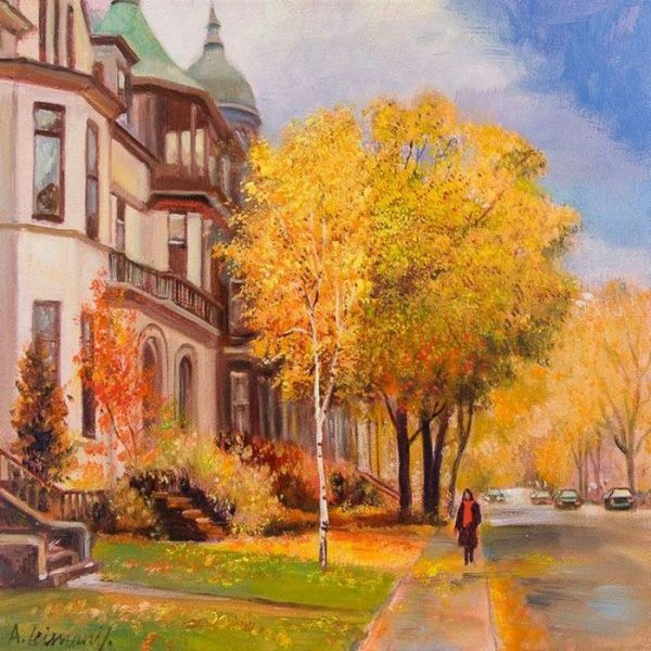 Композиция городской пейзаж