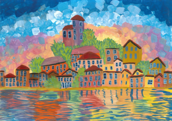 Городской пейзаж детский