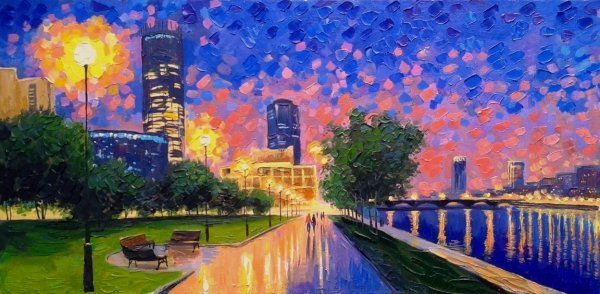 Станковая композиция осень