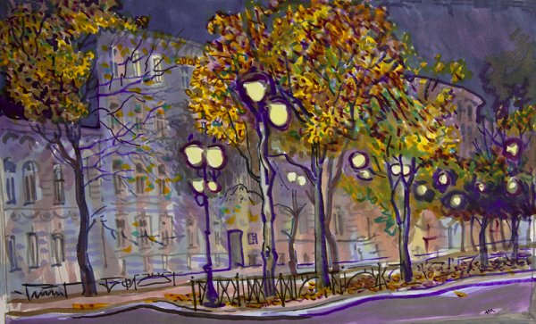 Рисование с малышами красками домов