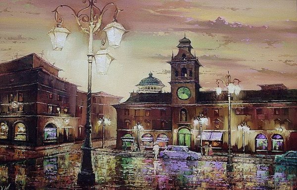 Картины старый Львов Сергей Цемрюк