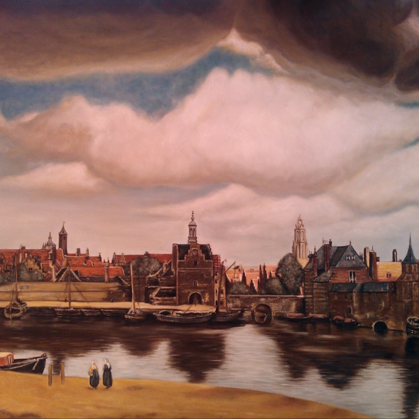 Ян Вермеер вид города Делфта