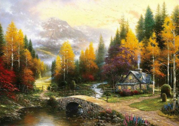Томас Кинкаде осень