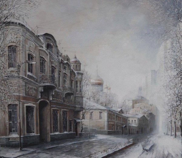 Стародубов Александр художник картины городской пейзаж