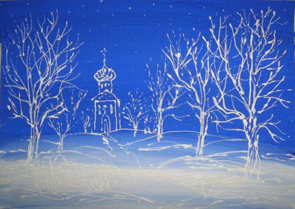 Волшебные краски зимы