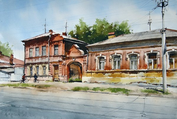 Художник Курсеев Вячеслав_старый Саратов