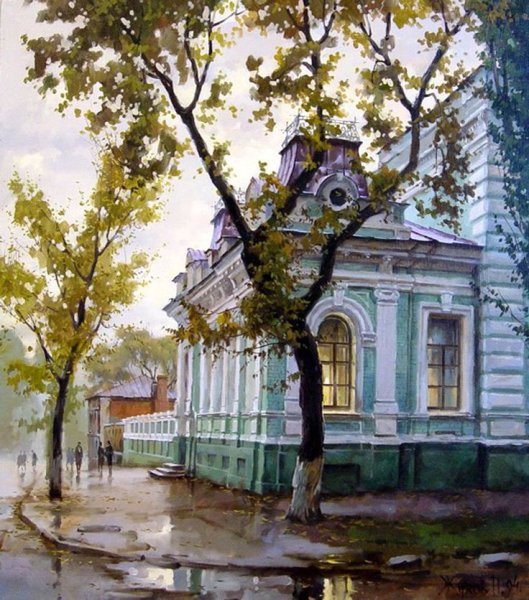 Художник Курсеев Вячеслав_старый Саратов