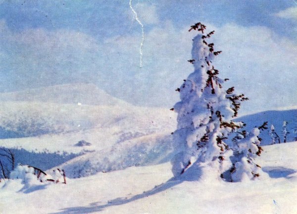 Каспар Фридрих зимний пейзаж