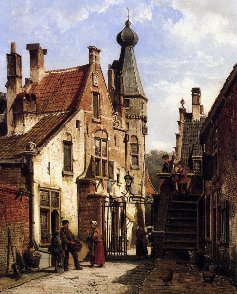 Корнелис спрингер картина городской