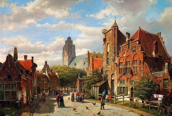 Художник август фон Зиген (August von Siegen, b. 1850-? 19th Century, German)