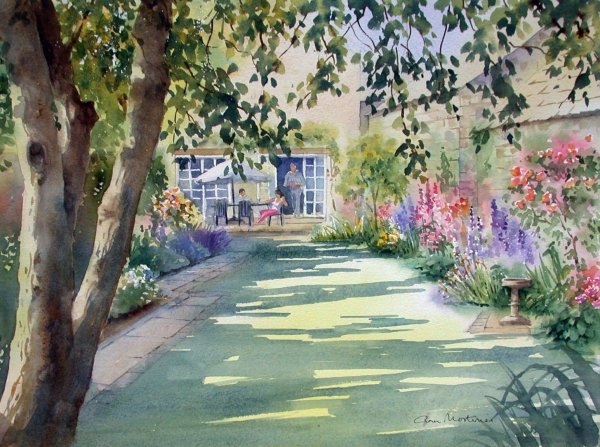 Акварельные летние пейзажи