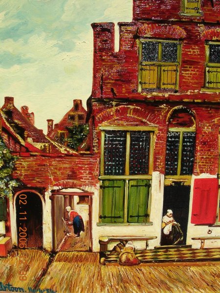 Ян Вермеер маленькая улица 1657