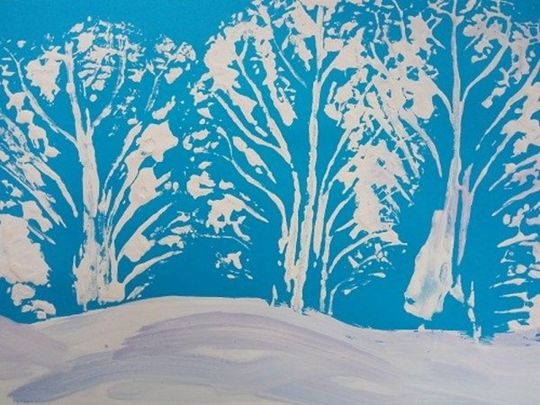 Сугробы трафареты на окна