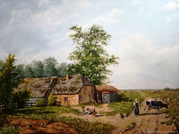 Федор Васильев «деревня» 1869