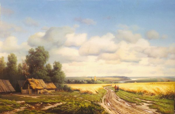 Федор Васильев деревенская улица