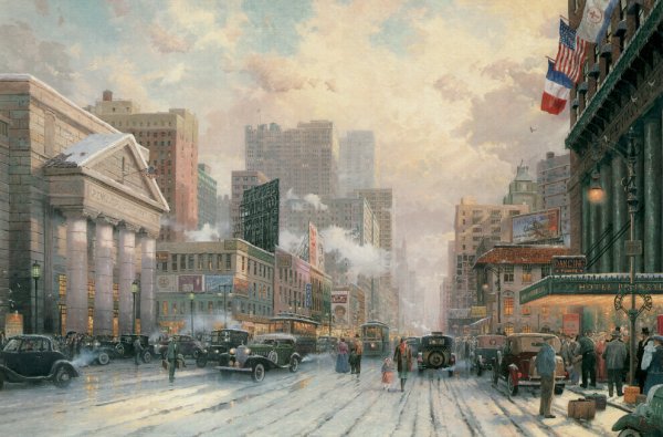 Томас Кинкейд пейзажи Нью Йорка