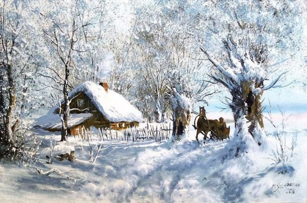 Польский художник пейзажист Marek Szczepaniak