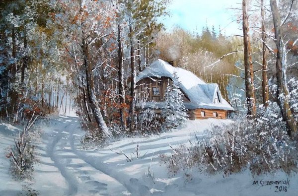 Польский художник Марек Szczepaniak