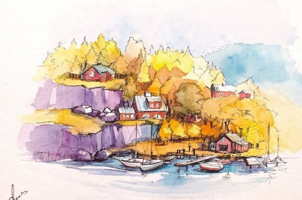 Акварельная Графика