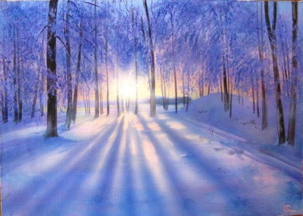 Картины Сергей Ковальчук зимние