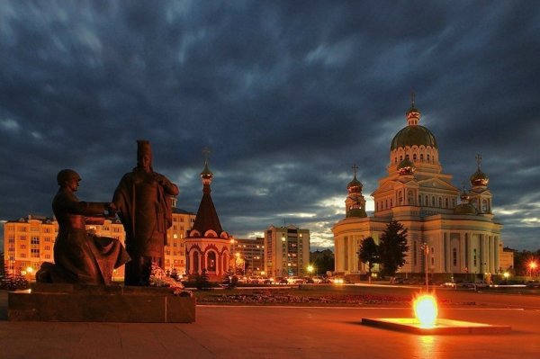 Ночной Саранск достопримечательности