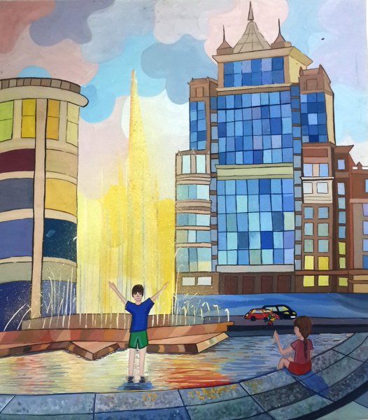 Рисунок мой город Саранск