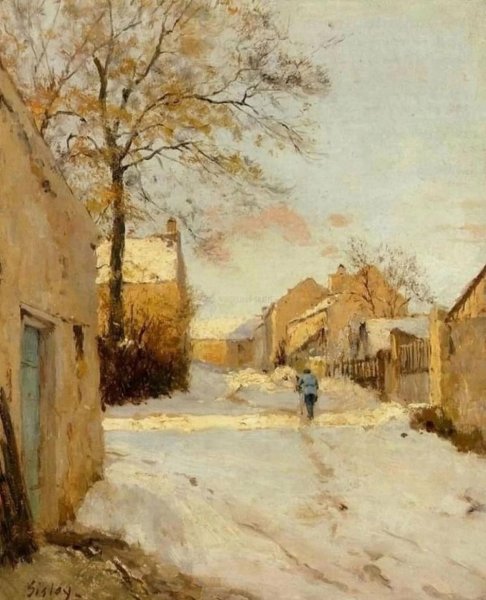 Альфред Сислей зима